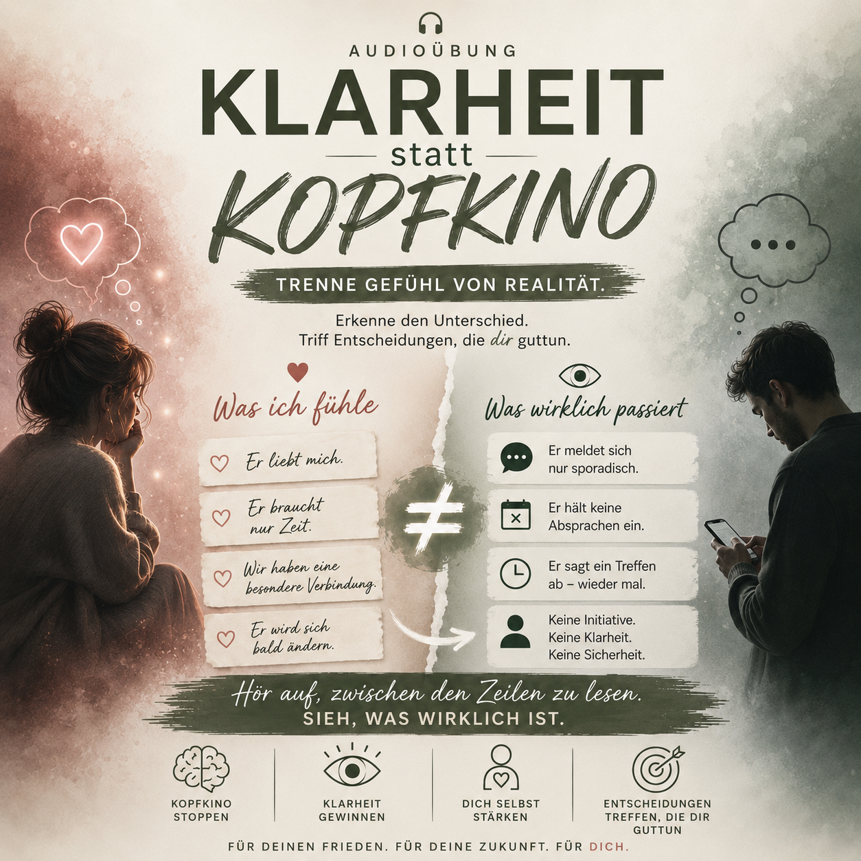 Klarheit statt Kopfkino - Audioübung