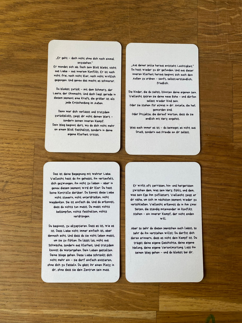 Deine Liebe und Du - Seelenliebe Kartendeck