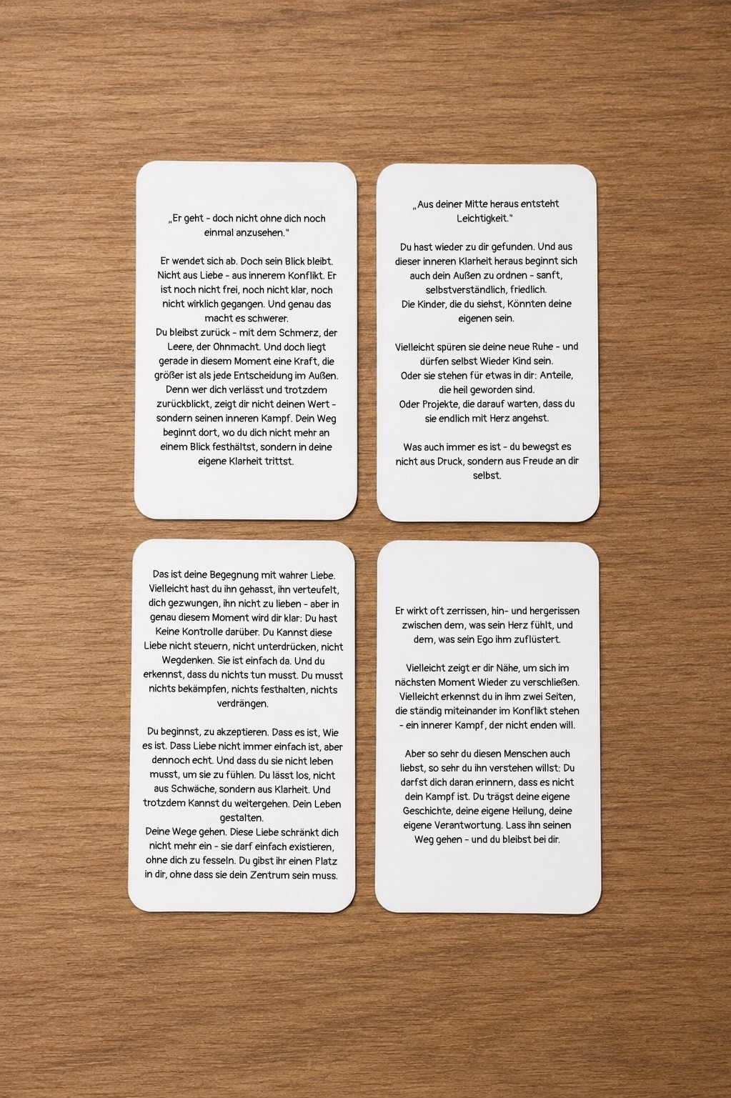 Deine Liebe und Du - Seelenliebe Kartendeck
